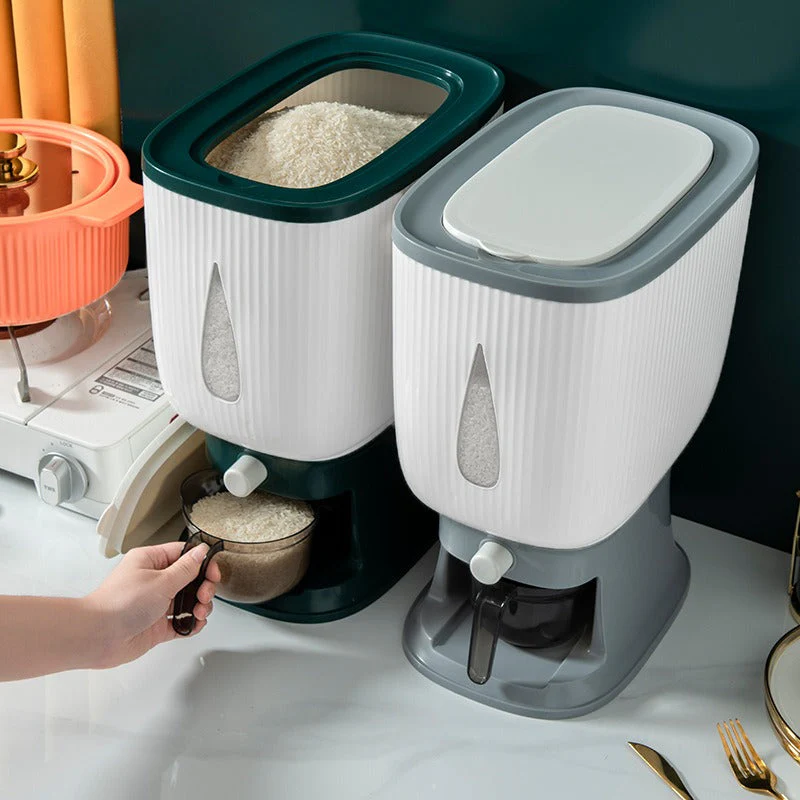 Modern Style Rice Dispenser With 10 KG Capacity - Image 4