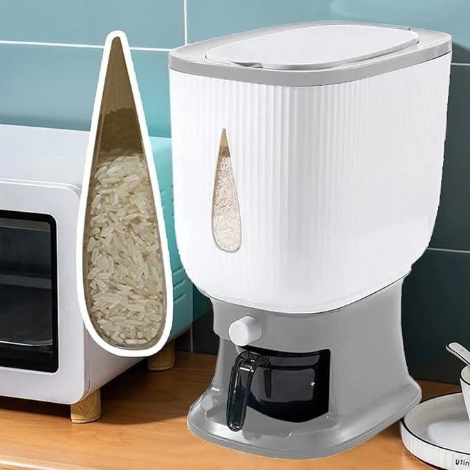 Modern Style Rice Dispenser With 10 KG Capacity - Image 5