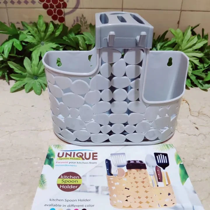 Multi-function Drain Cutlery Spoon Holder - Image 2