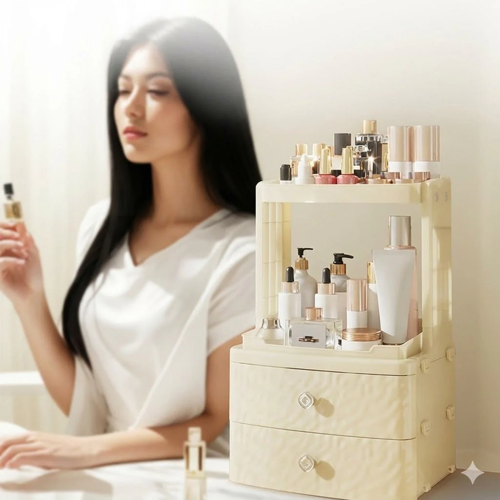 Multi-Layer Cosmetic Storage Box - Image 4