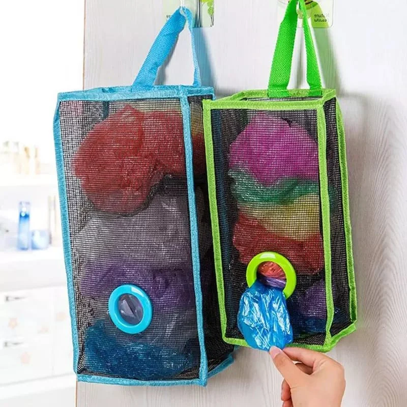 Multi-Purpose Hanging Shopper Dispenser Holder & Organizer Bag - Image 3