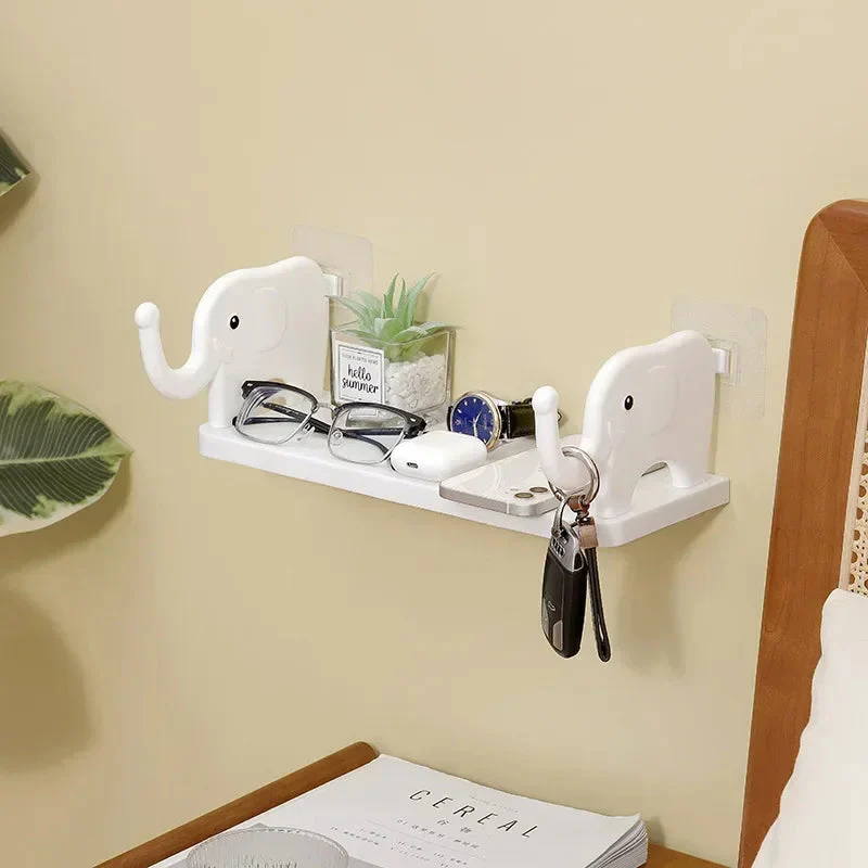 Multifunctional Elephant Shape Wall Mounted Storage Shelf - Image 2