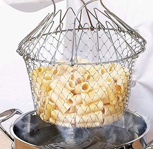 Multifunctional Folding Frying Chef Basket. - Image 3