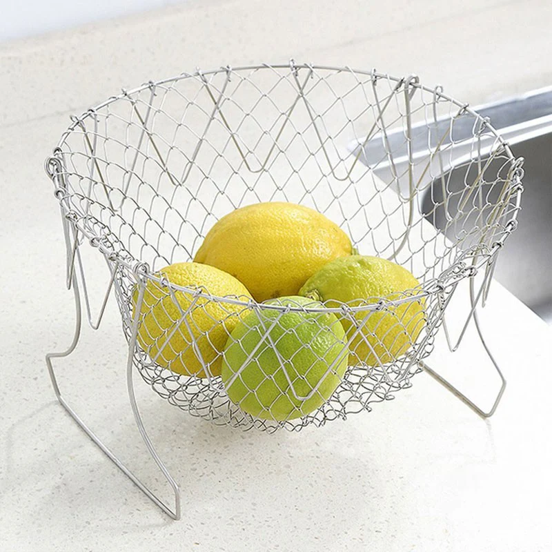 Multifunctional Folding Frying Chef Basket. - Image 4
