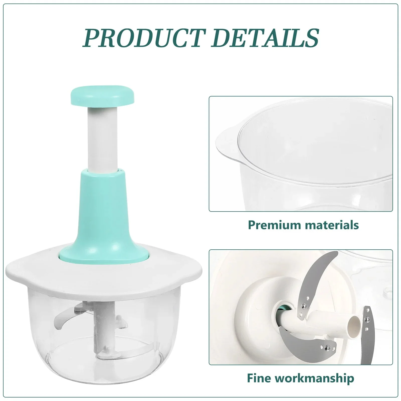 Multifunctional Manual Push Chopper (2-Liter) - Image 6