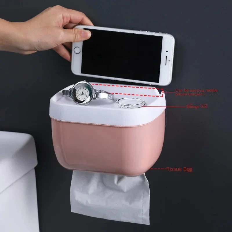 Multifunctional Wall Mounted Tissue Holder - Image 3