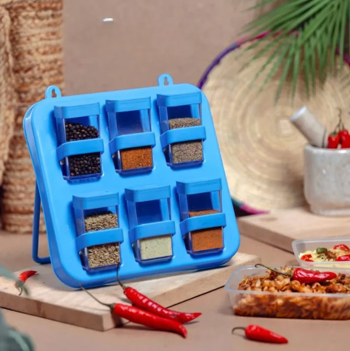 Multipurpose Mini Spice Jars With Stand - Image 2