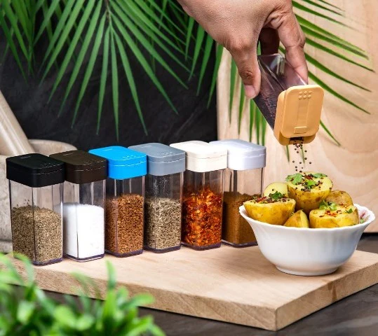 Multipurpose Mini Spice Jars With Stand - Image 4