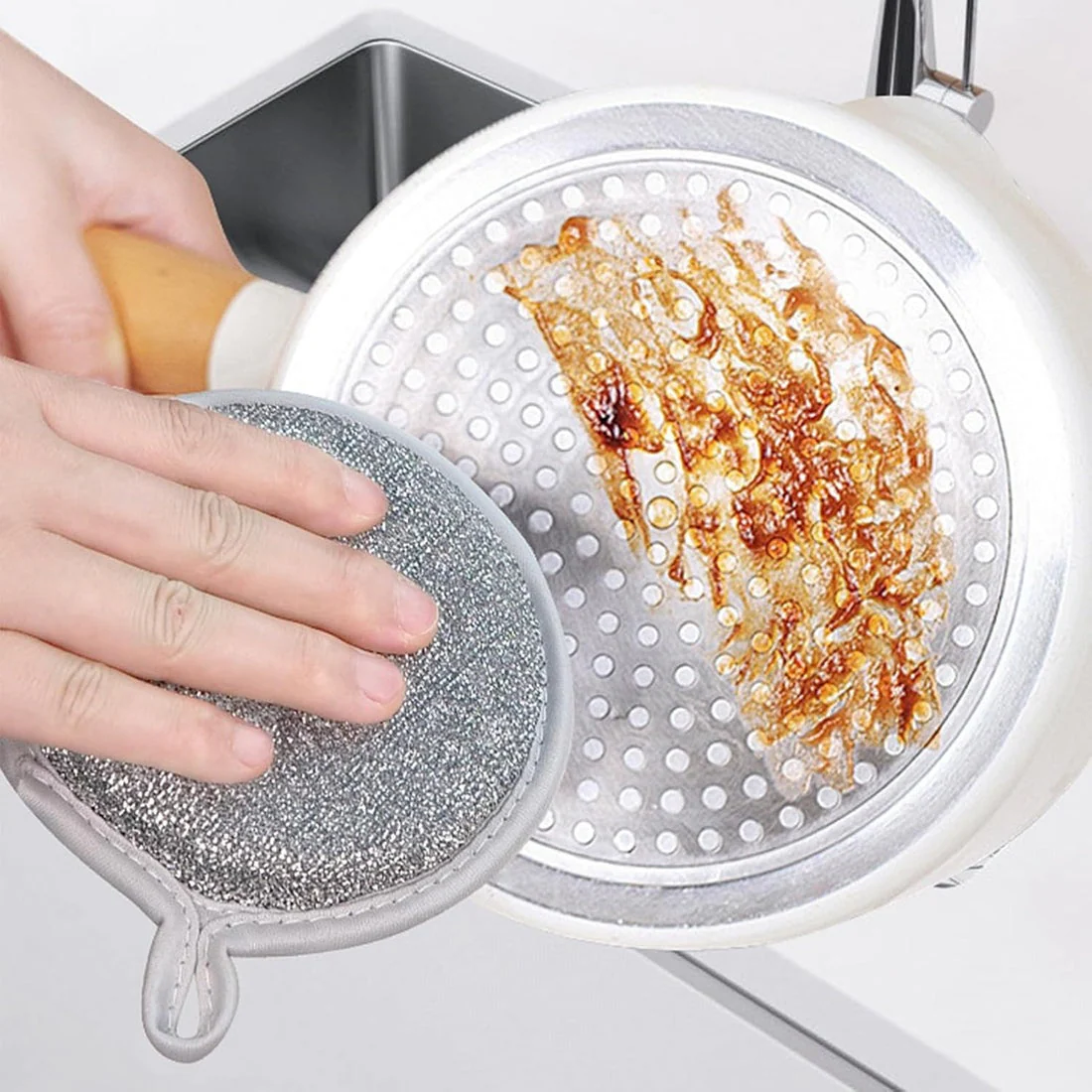 Multipurpose Steel Wire Sponge - Image 5