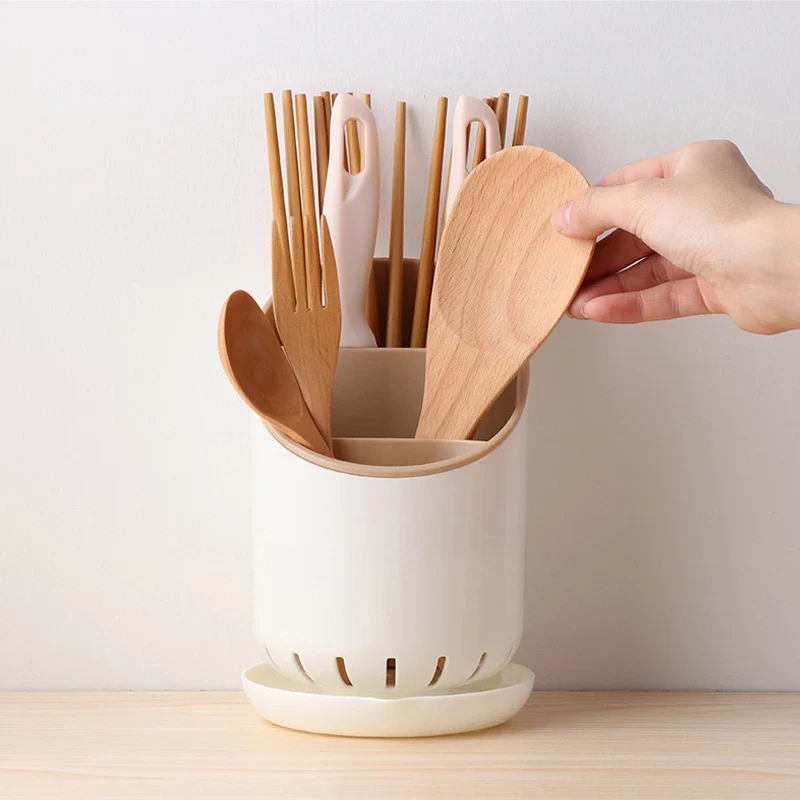 New Cutlery Storage Rack Fast Dry Drain Container - Image 2