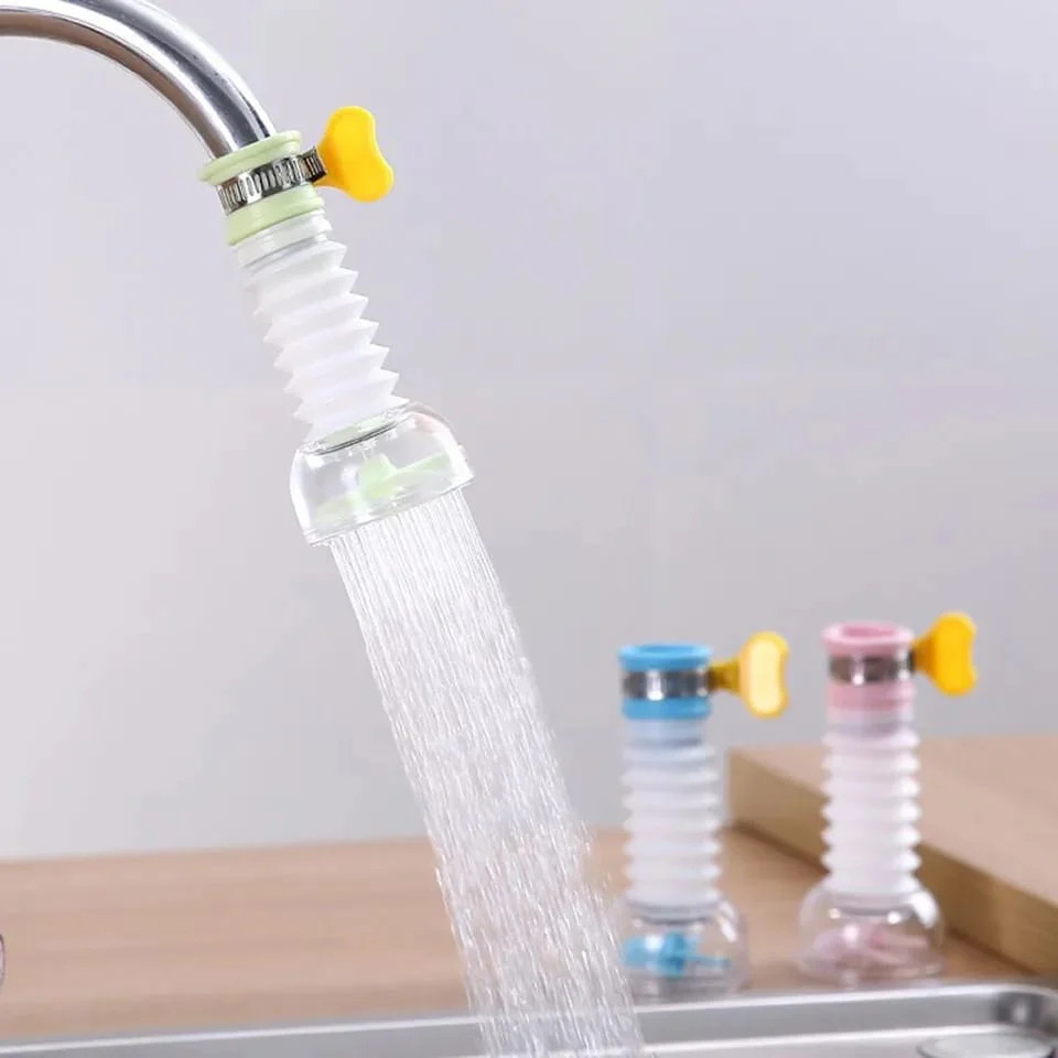 New Fan Faucet With Clip 360 Adjustable Flexible Kitchen Faucet Tap Water Filter - Image 2