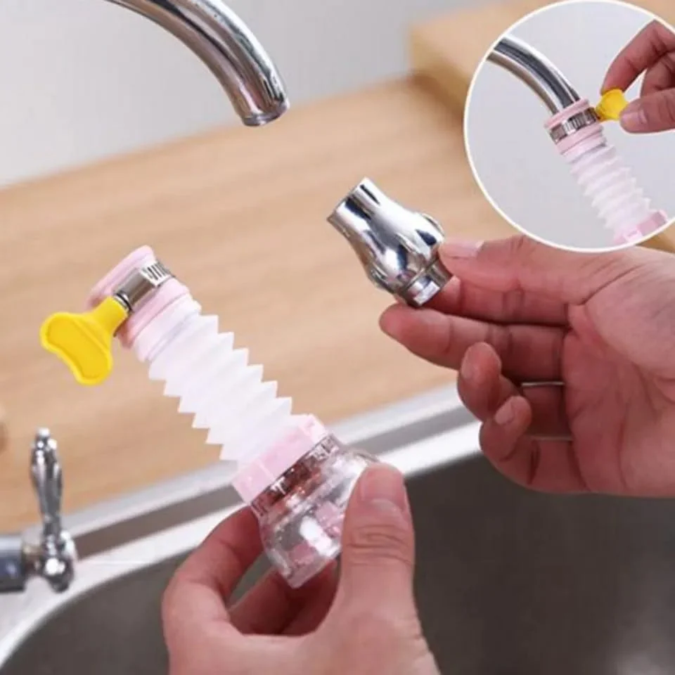 New Fan Faucet With Clip 360 Adjustable Flexible Kitchen Faucet Tap Water Filter - Image 3