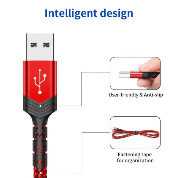 Nylon Braided Usb C Charging Cable - Image 3
