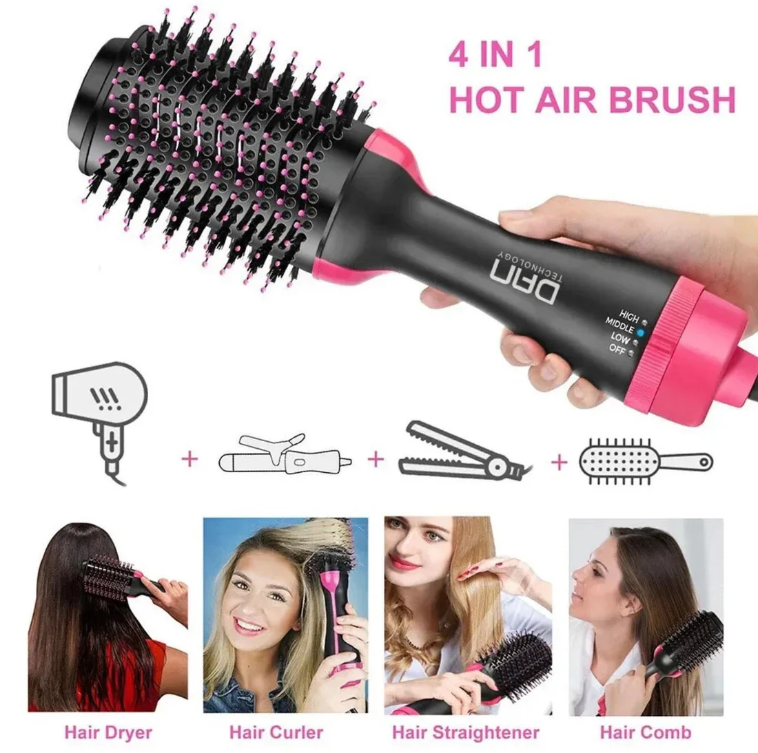 One Step Hot Air Brush