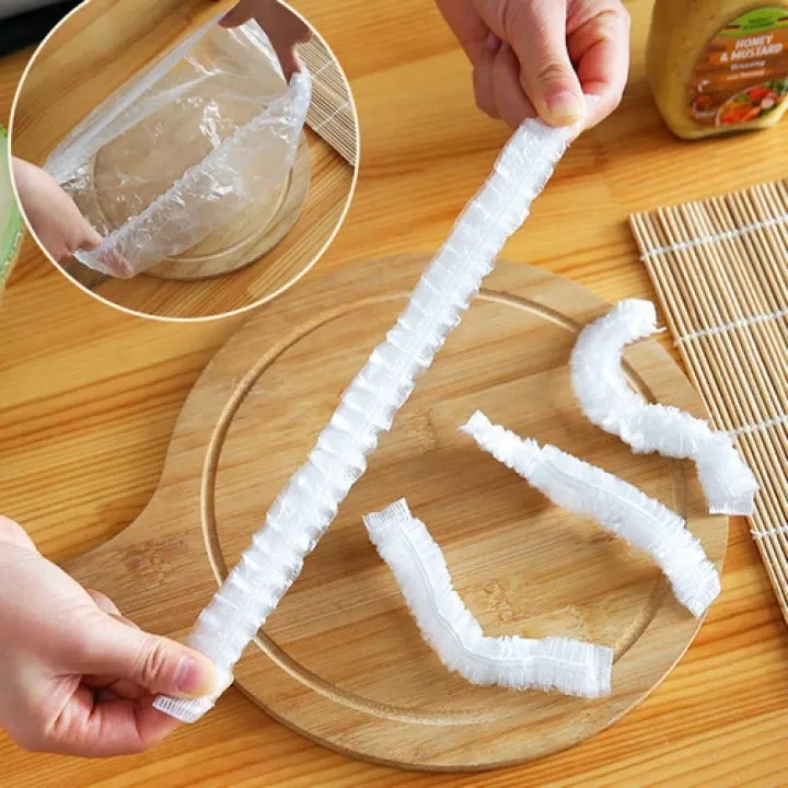 Pack of 100 - Disposable Plastic food Wrap - Image 2