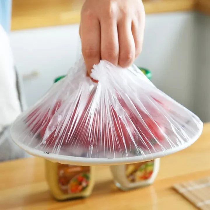Pack of 100 - Disposable Plastic food Wrap - Image 3
