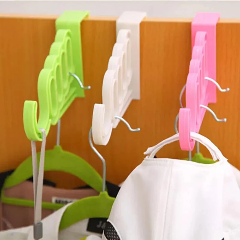 1 pc 5 Hole Plastic Organizer Door Hooks. - Image 2