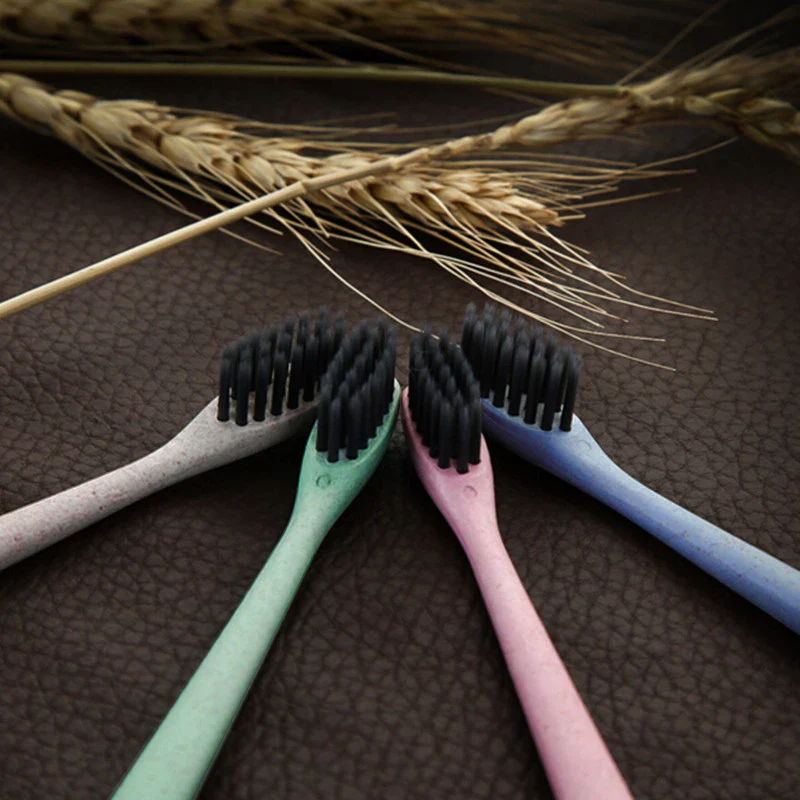 Pack Of 4 - Simple And Innovative For Men And Women With The Same Ecological Toothbrush - Image 5