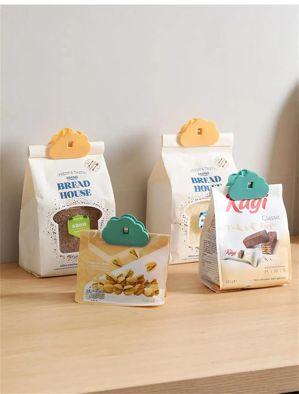 Pack Of 2 - Creative Cloud Shape Plastic Sealing Food Clips - Image 8