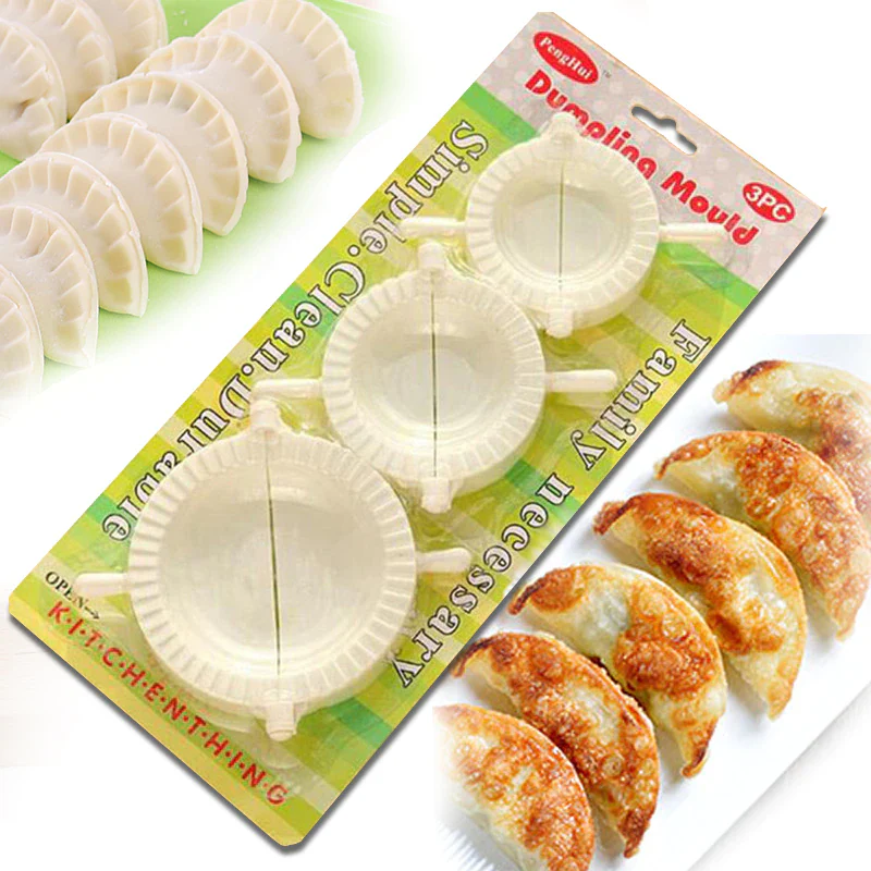 Pack of 3 Dumpling Press Samosa Mold - Image 4