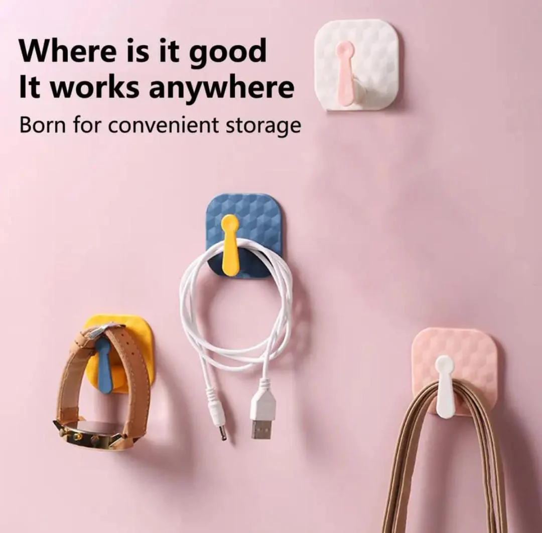 Pack Of 3 - Self Adhesive Plastic Hook - Image 2