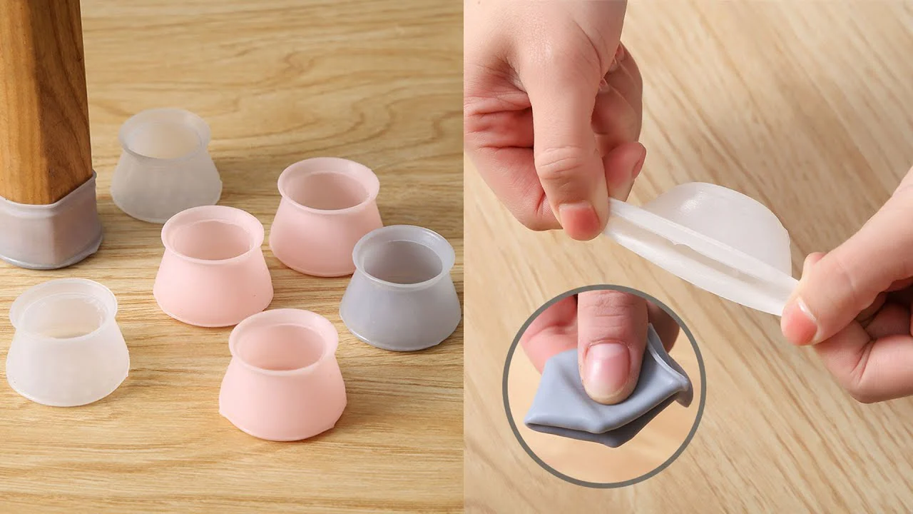 Silicone Chair Leg Caps Furniture Table Leg Covers Floor Protectors - Image 3