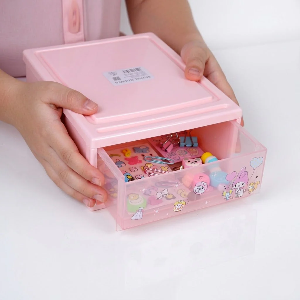 Plastic Desktop Drawer Storage Box - Image 4