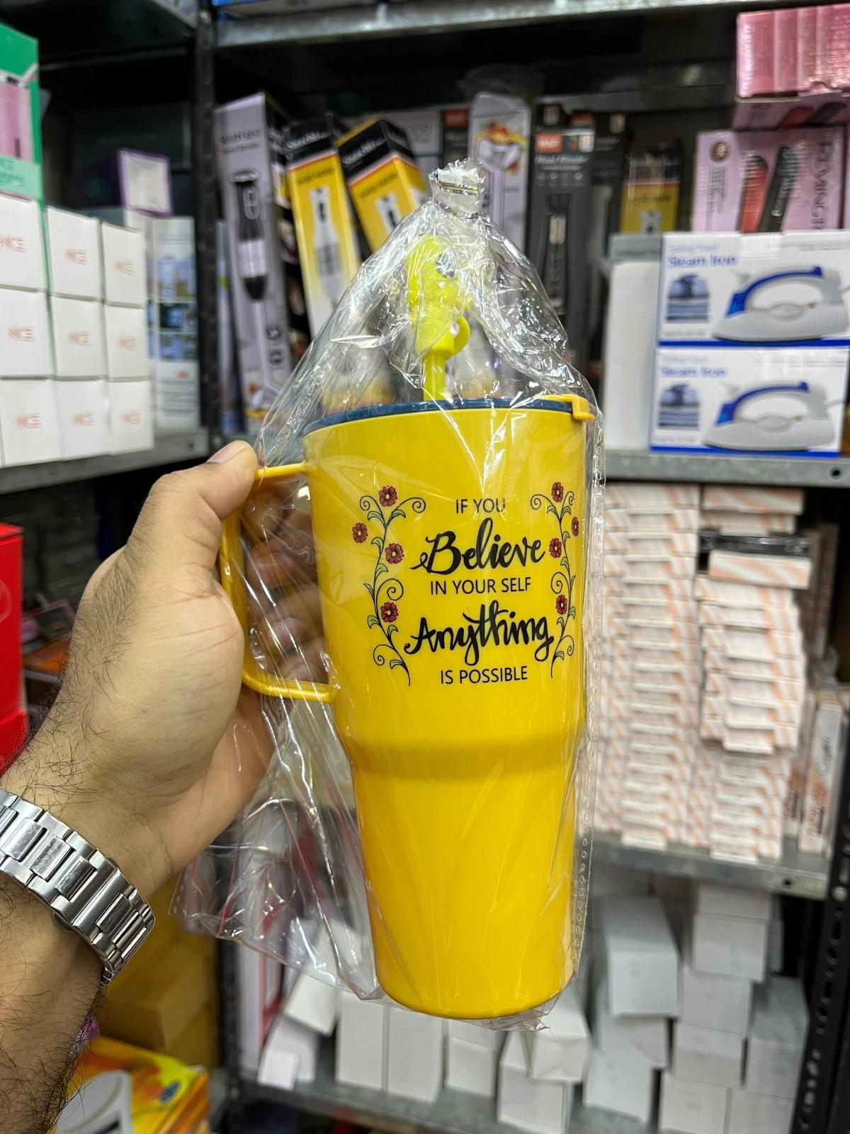 Plastic Printed DIP AND DRINK Straw TUMBLER (Capacity 750ml ) - Image 3
