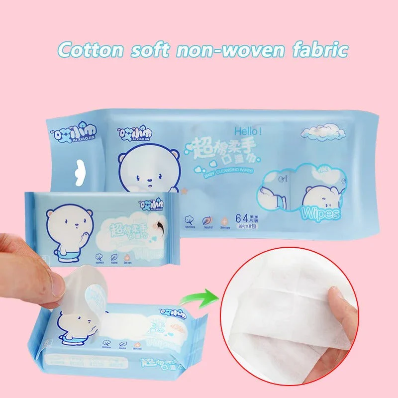 Pocket Size Portable Cleaning Wipes (64PCs) - Image 2