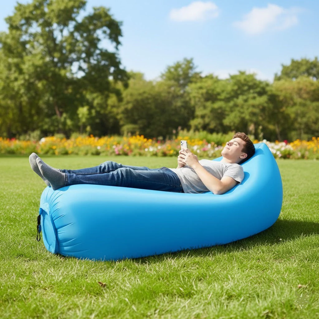 Portable Inflatable Air Sofa Bed - Image 2