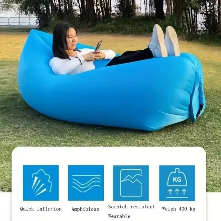 Portable Inflatable Air Sofa Bed - Image 4