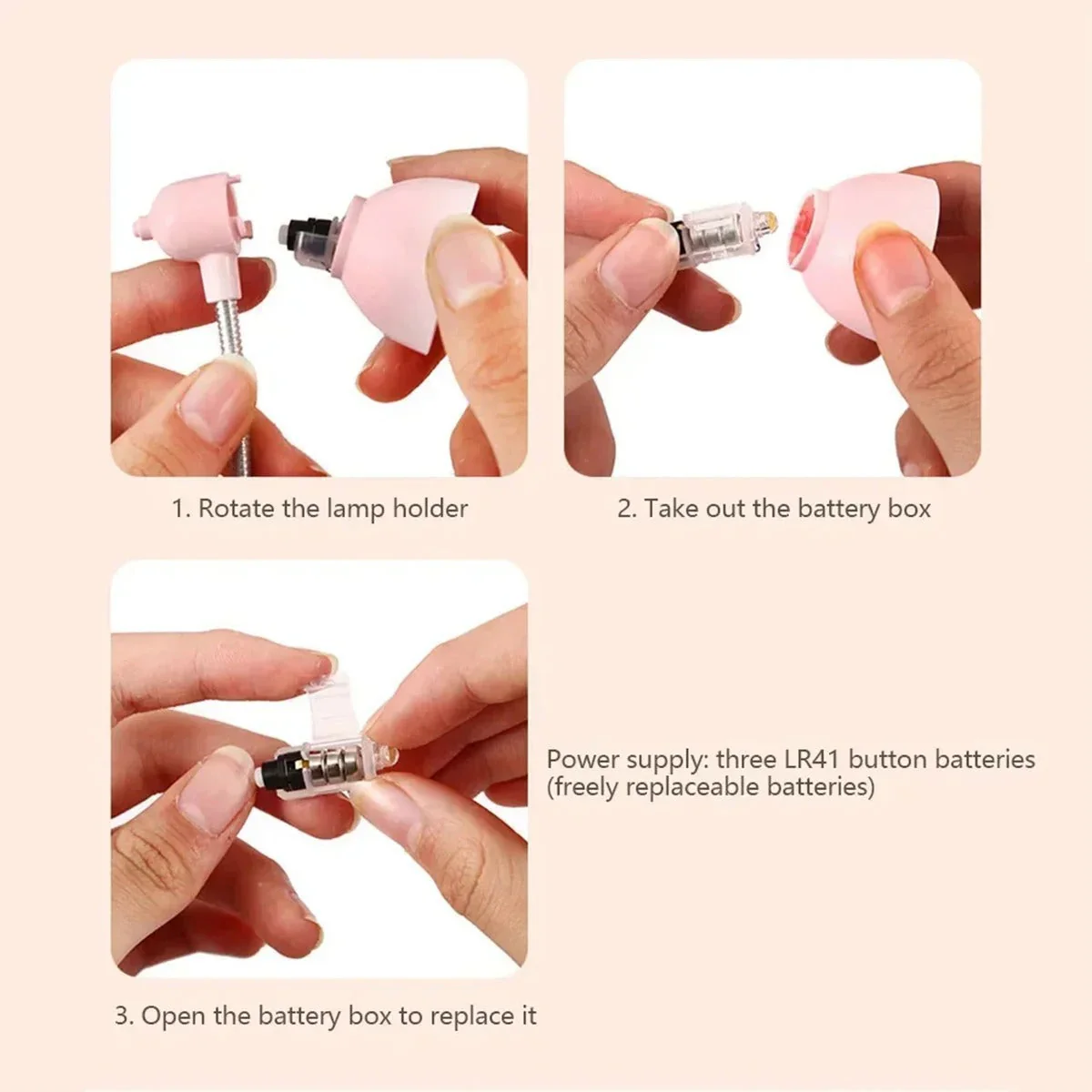 Portable Mini LED Book Light with Clip - Image 5