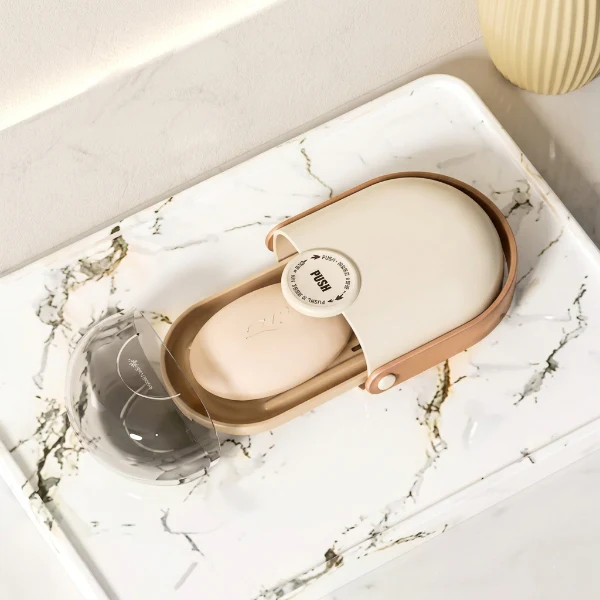 Portable Travel Soap Box With Lid - Image 3