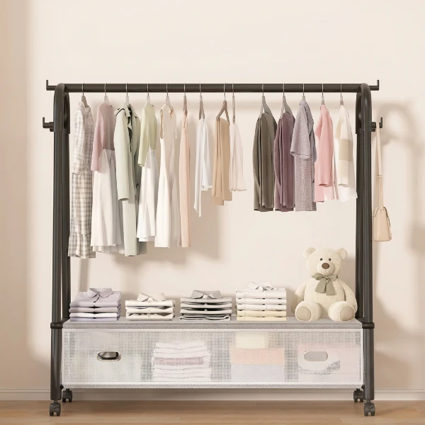 Portable Wardrobe Drying Clothe Rack - Image 2