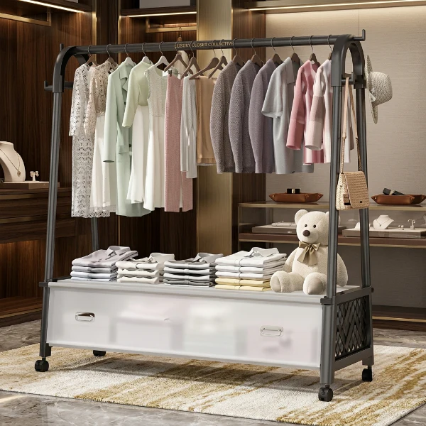 Portable Wardrobe Drying Clothe Rack - Image 4