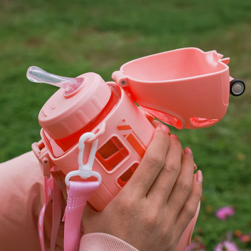 Cute Train Shape Travel Water Bottle - Image 4