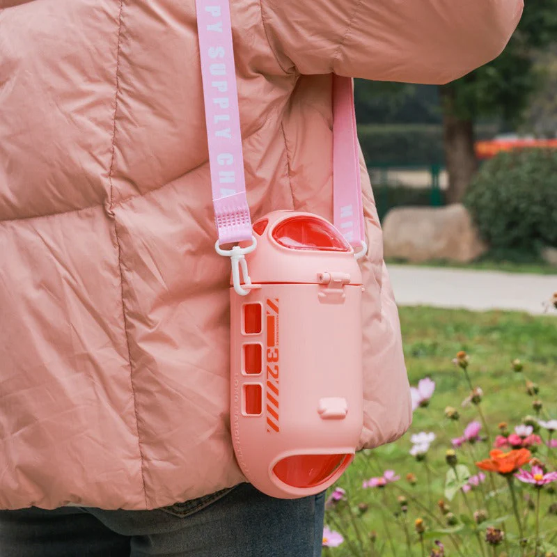 Cute Train Shape Travel Water Bottle - Image 6