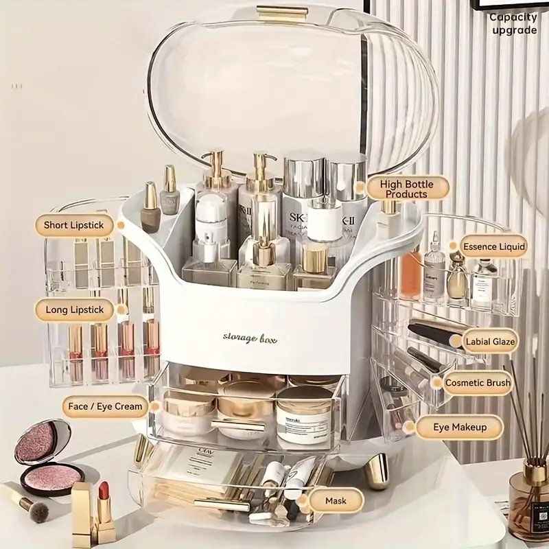 Premium Acrylic  Cosmetic Organizer - Image 2