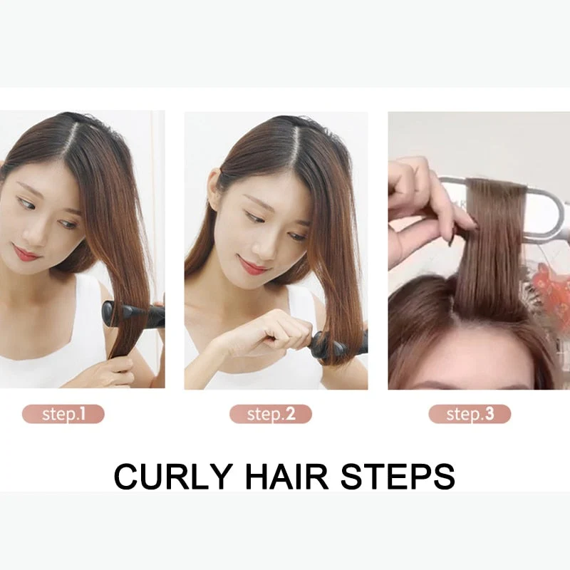 Hair Straightener - Ceramic Heated Hair Brush - Image 3