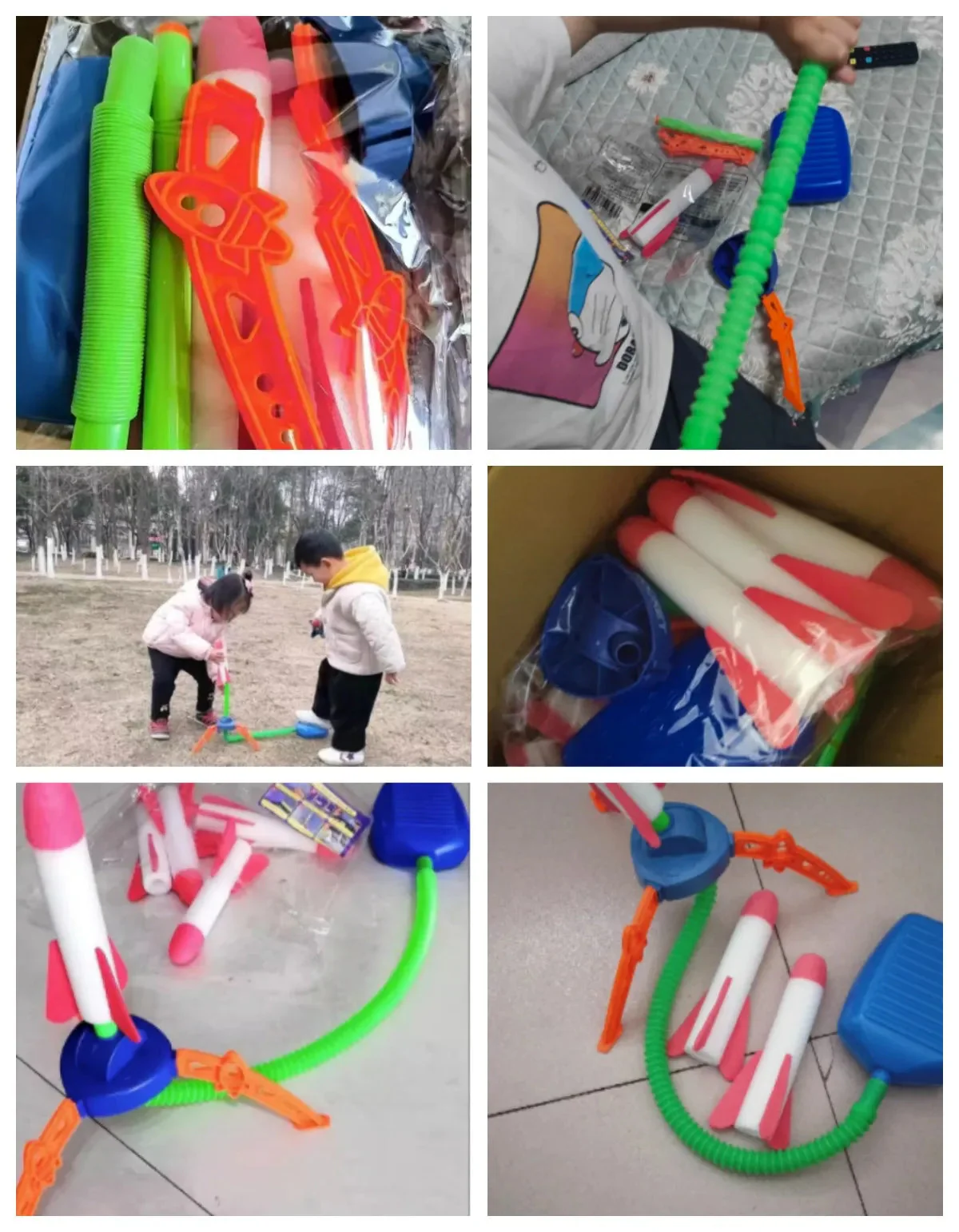 Pump Foot Shoot Rocket Toy - Image 5