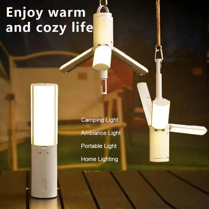 Rechargeable LED Folding Camping Light - Image 2