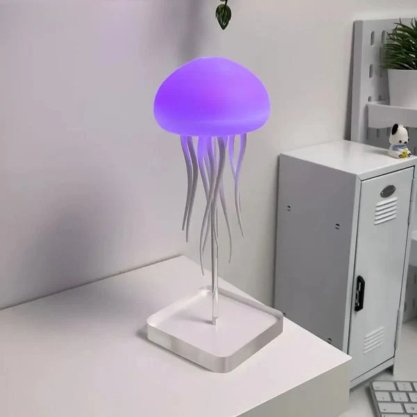 Rechargeable LED Jellyfish Night Lamp - Image 5