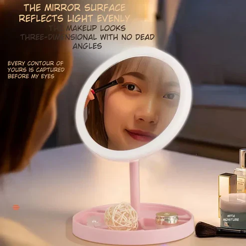 Rechargeable LED Light Makeup Mirror - Image 4