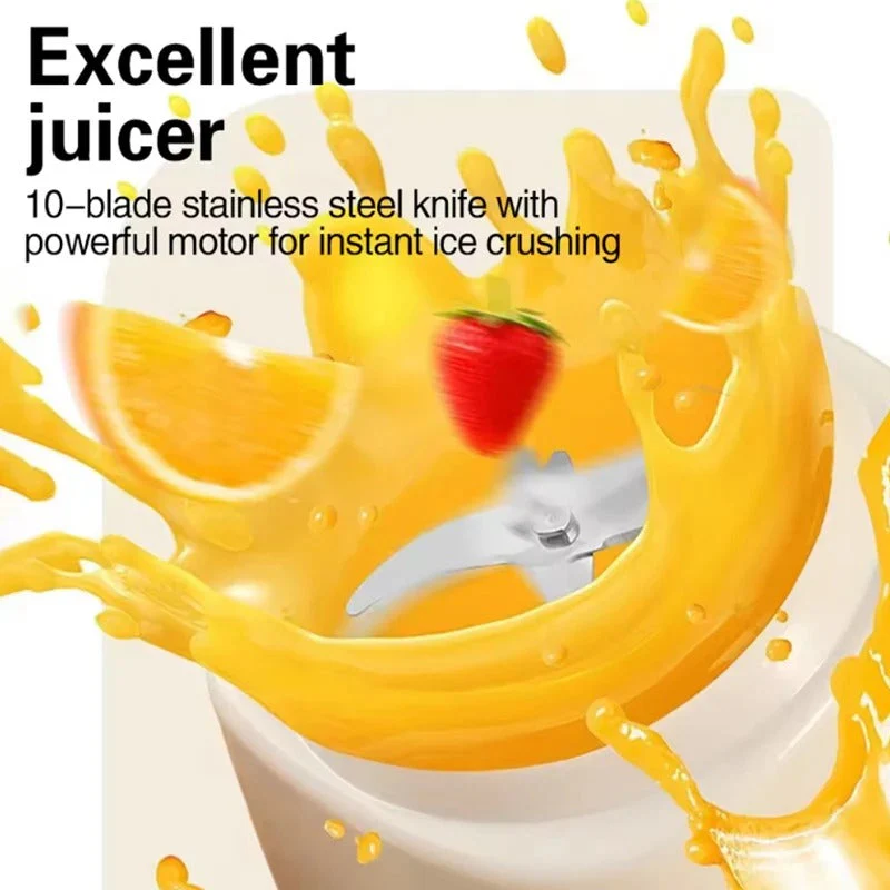 Rechargeable Portable Juicer with Digital Display - Image 4