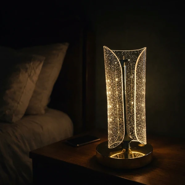 Rechargeable Touch Sensor Twilight Table Lamp - Image 3