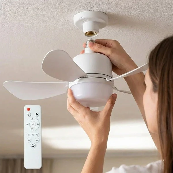 Remote Control Socket Ceiling Fan - Image 2