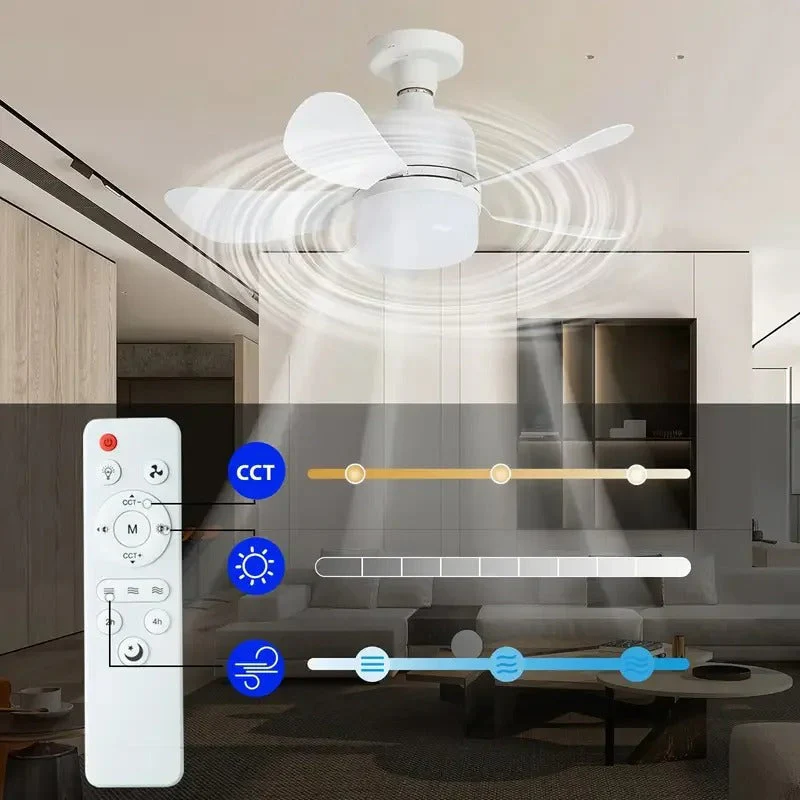 Remote Control Socket Ceiling Fan - Image 6