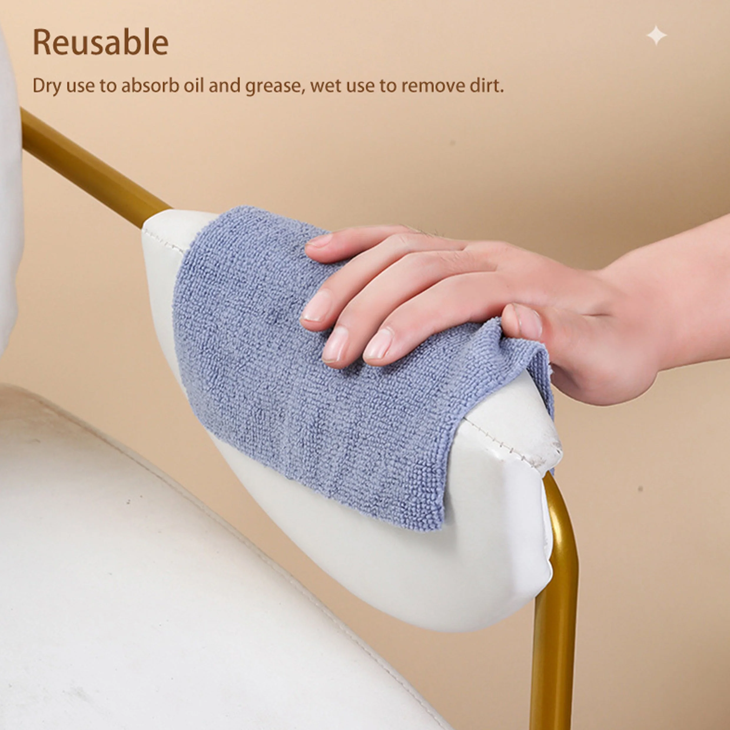 Removable Microfiber Cleaning Rags (20 wipes Box) - Image 3
