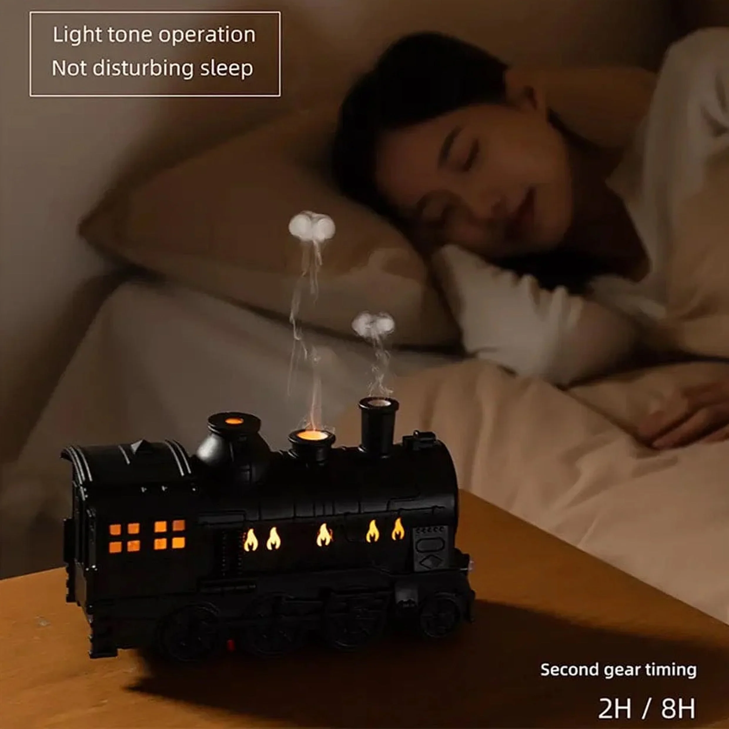 Retro Train Aromatherapy Diffuser and Humidifier - Image 3