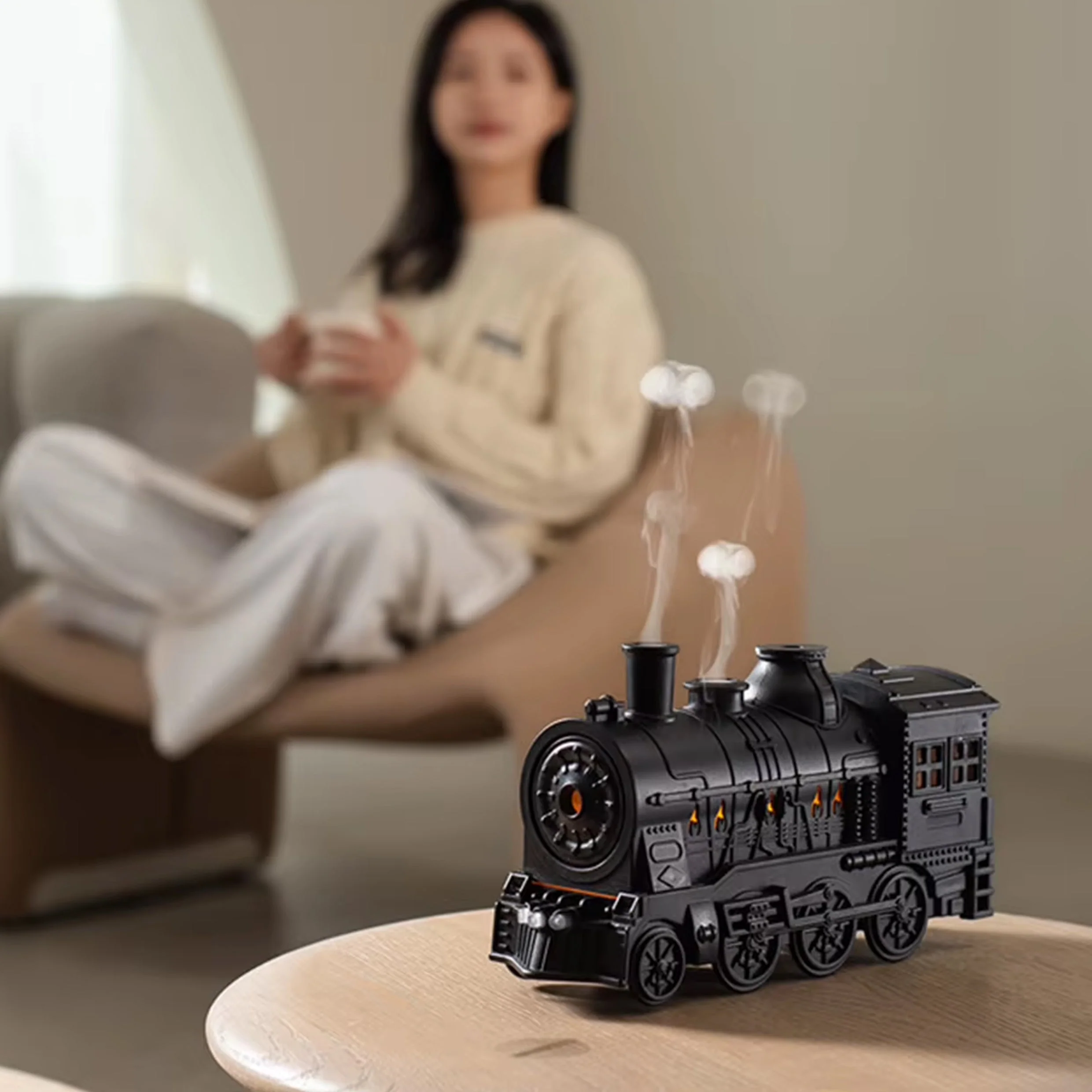 Retro Train Aromatherapy Diffuser and Humidifier - Image 4
